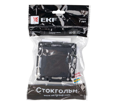 Переключатель проходной 1-кл. Стокгольм 10А механизм черн. PROxima EKF EZV10-025-10 Переключатель проходной 1-кл. Стокгольм 10А механизм черн. PROxima EKF EZV10-025-10