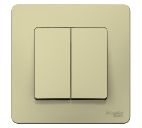 Переключатель проходной 2-кл. СП Blanca 10А IP20 (сх. 6+6) 250В беж. SE BLNVS106607