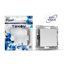 Переключатель перекрестный 1-кл. СП Pixel IP20 механизм айс TOKOV ELECTRIC TKE-PX-P1R-C34