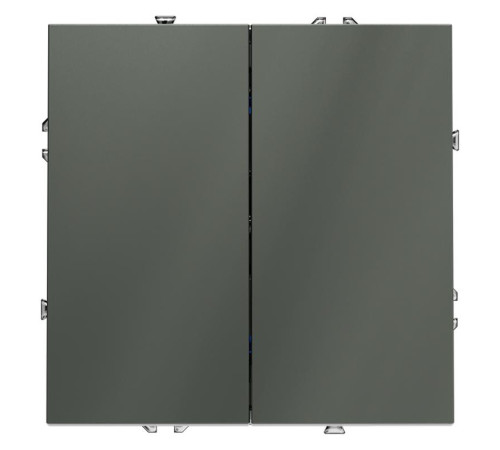 Выключатель 2-кл. СП S70 10А механизм титан Voltum VLS020106