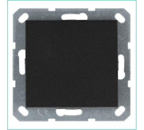 Выключатель 1-кл. 10А IP20 механизм анрацит Jasmart G3011B