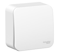 Выключатель 1-кл. ОП Blanca 6А IP20 (сх. 1) 250В с металлич. пластиной бел. SE BLNVA061021