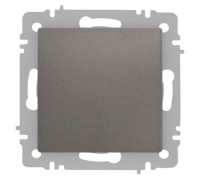 Выключатель Accent 6-101-09 10А-250В IP20 СУ AL/CU титан Intro Б0063440