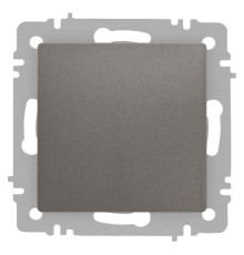 Выключатель Accent 6-101-09 10А-250В IP20 СУ AL/CU титан Intro Б0063440