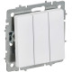 Выключатель 3-кл. СП BRITE ВС10-3-0-БрАБ 10А механизм арктич. бел. IEK BR-V30-0-10-K91