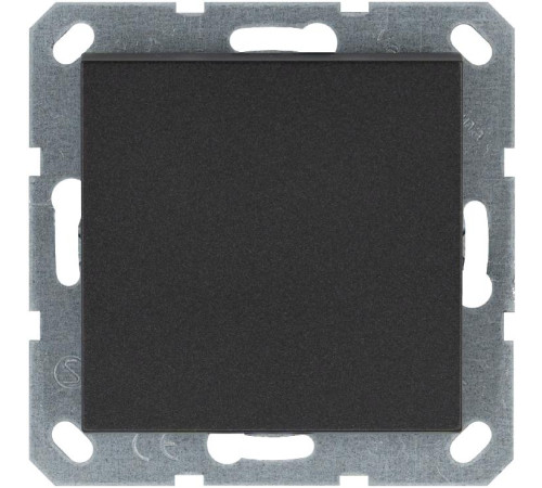 Переключатель проходной 1-кл. 10А IP20 механизм антрацит Jasmart G3012B