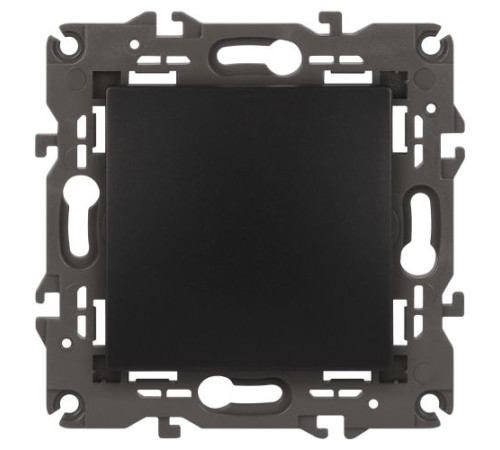 Выключатель 1-кл. СП Elegance 14-1101-05 10А IP20 250В 10AX механизм антрацит Эра Б0034212