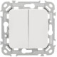 Выключатель 2-кл. СП FLITE ВС12-1-0-ФлБ 10А механизм бел. IEK FI-V20-0-10-1-K01