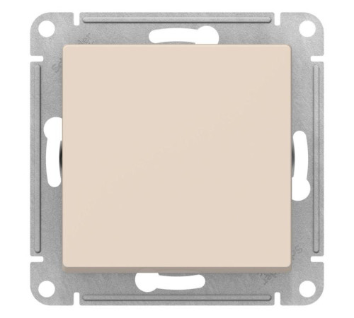 Выключатель 1-кл. AtlasDesign 2-п. 10А мех. беж. SE ATN000221