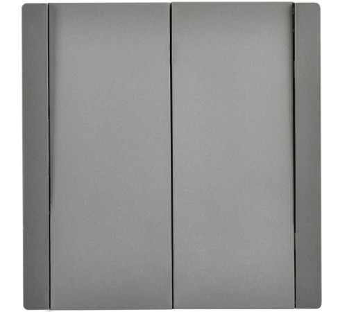 Выключатель перекрестный 2-кл. СП FORTE&PIANO 10А FP509 сталь IEK FP-V23-0-10-1-K46