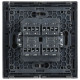 Выключатель перекрестный 2-кл. СП FORTE&PIANO 10А FP509 сталь IEK FP-V23-0-10-1-K46