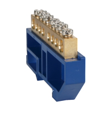 Шина нулевая с изолятором OptiKit BB-D-N-DIN-4-8х12 син. КЭАЗ 277876