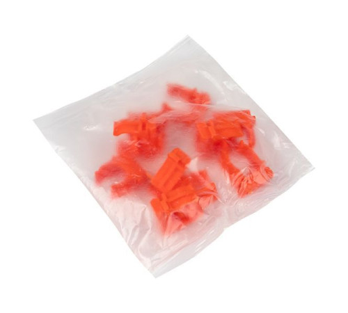Держатель для труб (клипса) d16мм оранж. (уп.10шт) Plast EKF derj-z-16o
