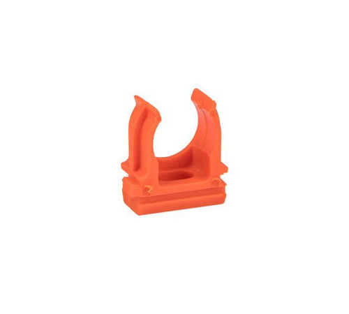 Держатель для труб (клипса) d16мм оранж. (уп.10шт) Plast EKF derj-z-16o