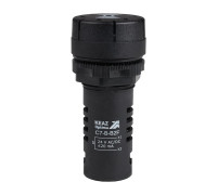 Зуммер с непрерывным сигналом OptiSignal Compact D22 С7-B-B2C черн. 24В AC/DC КЭАЗ 362181