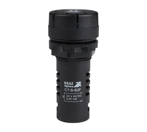 Зуммер с непрерывным сигналом OptiSignal Compact D22 С7-B-B2C черн. 24В AC/DC КЭАЗ 362181